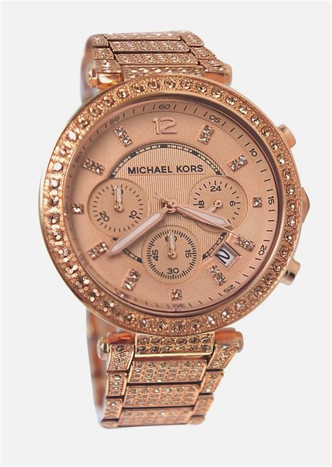 michael kors rose gold watch losing colour|rose gold mk watch cheap.